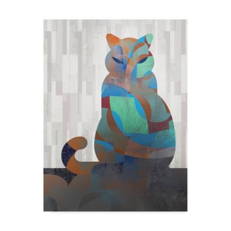 Greg Simanson 'Cats Meow' Canvas Art,14x19